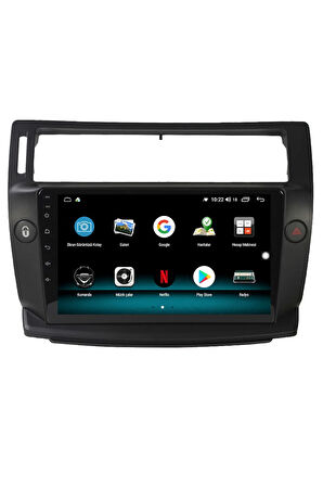 Citroen C4 Android 10 Carplay Özellikli Navigasyon Multimedya Ekran 2gb Ram + 32gb Hdd