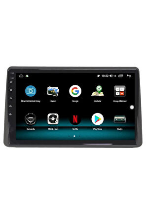 DACİA DUSTER ANDROİD 10 MULTİMEDYA CARPLAY 2GB RAM + 32GB HDD NAVİGASYON EKRAN
