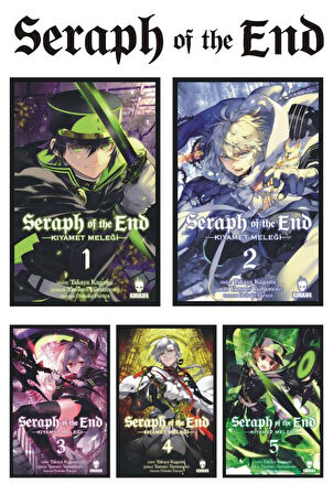 Seraph Of The End-Kıyamet Meleği 1-2-3-4-5 Manga Seti - Takaya Kagami