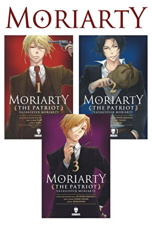 Moriarty The Patriot - Vatansever Moriarty 1-2-3 Manga Seti - Ryosuke Takeuchi
