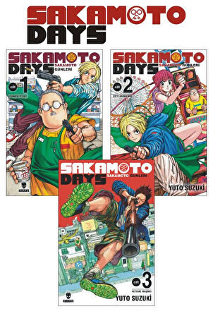 Sakamoto Days - Sakamoto Günleri 1-2-3 Manga Seti - Yuto Suzuki