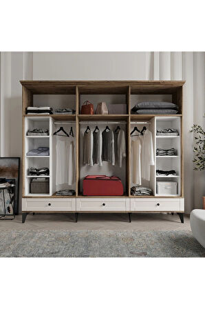 DALİ 6 KAPAKLI AYTAŞI GARDIROP TAMAMI MDF
