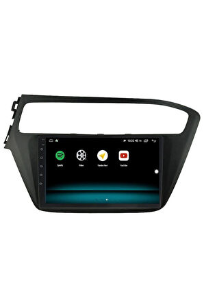 HYUNDAİ İ20 Uyumlu ANDROİD 10 MULTİMEDYA CARPLAY 2GB RAM + 32GB HDD NAVİGASYON EKRAN