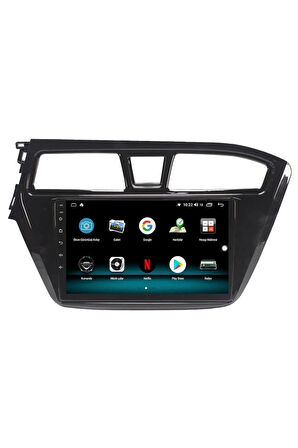 HYUNDAİ İ20 Uyumlu ANDROİD 10 MULTİMEDYA CARPLAY 2GB RAM + 32GB HDD NAVİGASYON EKRAN