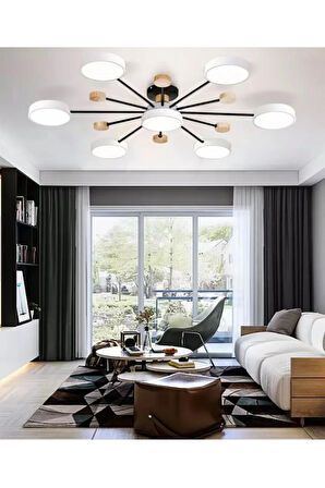 Fixture Ahşap Led Avize