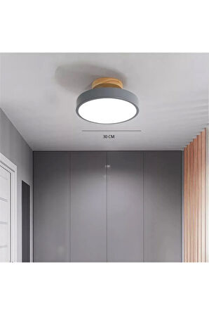 Modern Tekli Led Davul Avize