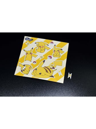 Mini Things Art *özel Tasarım* Pikaçu (Pikachu) Pokemon Sticker 11 Parça Set -2 Adet-