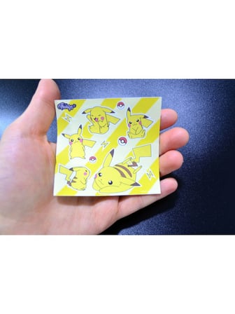 Mini Things Art *özel Tasarım* Pikaçu (Pikachu) Pokemon Sticker 11 Parça Set -2 Adet-