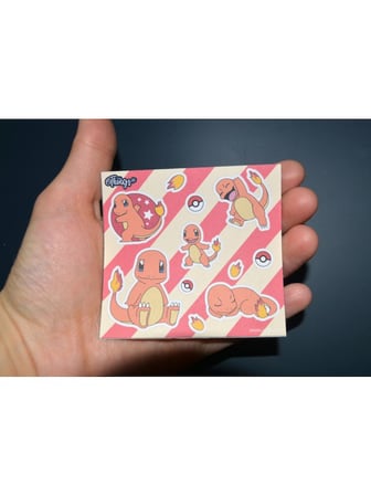 Mini Things Art Charmander Sticker Pokemon 11 Parça Set - 2 Adet -