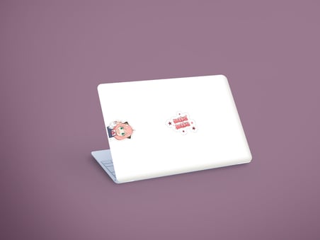 Spy X Family 4 Farklı Sticker Set Etiket Kağıdı -Anya - Loid - Yor -Bond - Yuri - Fiona-
