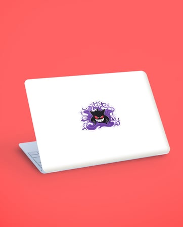 Gengar - Pokemon - Shadow- Sticker - parlak kağıt 2'li set