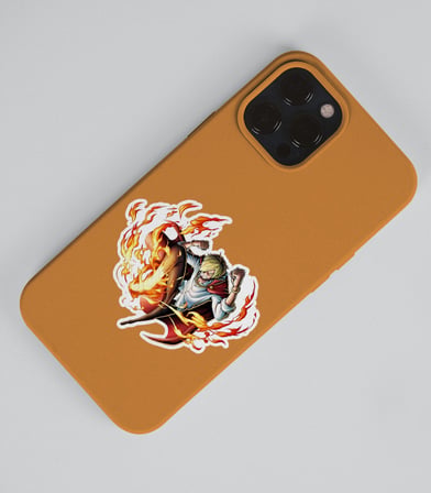 Vinsmoke Sanji - one piece 2li sticker etiket seti Anime çıkartmaları - Karabacak Sanji
