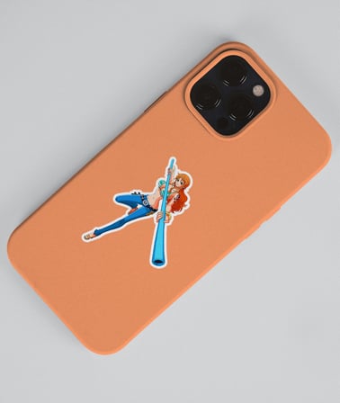 Nami - one piece 2 Li sticker etiket seti Anime çıkartmaları Etiket Kağıdı