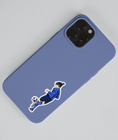 BlueLock-Meguru Bachira-parlak kağıt -2li sticker set-telefon süsleme Blue Lock