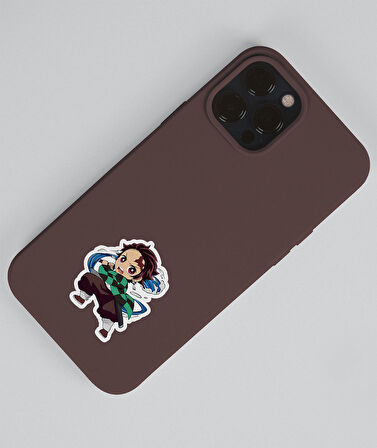 Tanjiro Kamado-2li çıkartma sticker-Inosuke Hashibira-Demon Slayer-etiket parlak kağıt-süsleme-hediye