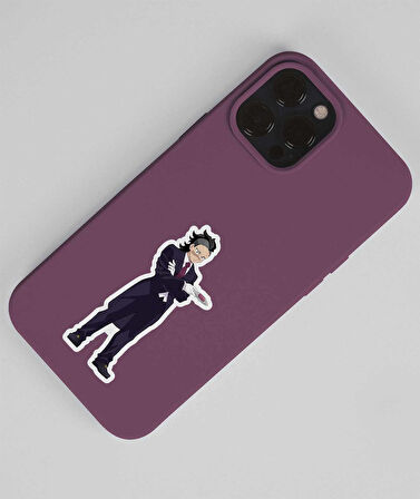 Demon Slayer Sanemi Shinazugawa - Genya Shinazugawa 2 Li Set Anime Sticker Çıkartma Kimetsu no yaiba