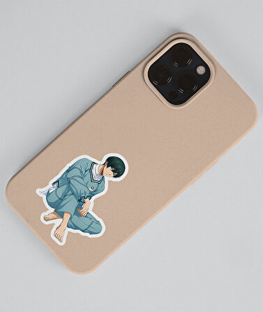 Rin İtoshi-BlueLock-parlak kağıt -2li sticker set-telefon süsleme Blue Lock etiket
