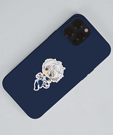 Nagi Seishiro-BlueLock-parlak kağıt -2li sticker set-telefon süsleme Blue Lock etiket