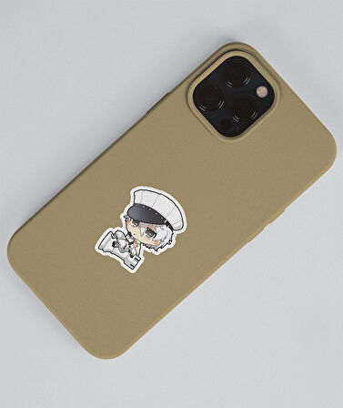 BlueLock-Nagi Seishiro-parlak kağıt -2li sticker set-telefon süsleme Blue Lock etiket