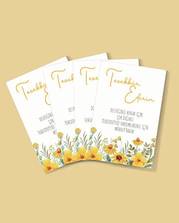 Öğretmenler Günü Tebrik Kartı-teşekkür kartı-Özel gün 24 Kasım -4 Lü-Not Kartı-hediye kartı-tek yüzlü