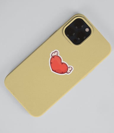 Aşk - Sevgililer günü Parlak kağıt sticker set- 14 şubat sticker - hediye süsleme çıkartmaları- 2 li Set
