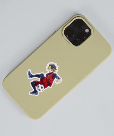 Meguru Bachira-BlueLock-parlak kağıt -2li sticker set-telefon süsleme Blue Lock