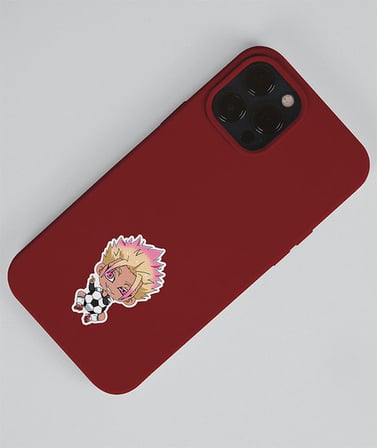Ryusei Shidou-BlueLock- anime Futbol telefon sticker seti Blue Lock parlak kağıt 2 Lİ