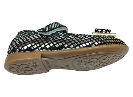 OrtopedikAL Ortaç Bebe Gümüşe Siyah Crocodil Rugan Katli Taşlı Fiyonk Kız Çocuk Babet Ayakkabı Abiye Fantazi Düğün İçi % 100 Deri