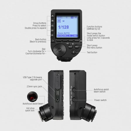 NEEWER QPRO-N Nikon Uyumlu TTL Kablosuz Flaş Tetikleyici
