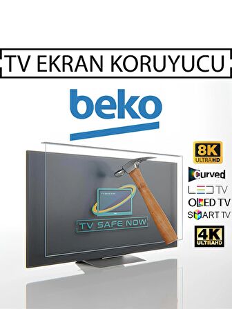 TVSAFENOW Beko 40'' Inç 101 Ekran Televizyonlar Için Uyumlu Tv Ekran Koruyucu