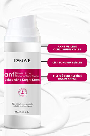 ESSOVE Akne ve Leke Karşıtı Krem 50ml