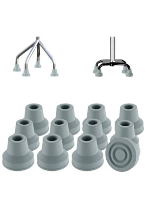 Kifidis İTHAL TETRAPOD / QUATROPOD  LASTİĞİ 4 AYAKLI BASTON LASTİĞİ  * TOPLAM 4 ADET