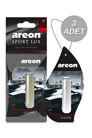 Liquid 5ml Sport Lux Silver Oto Araç Kokusu 3'lü