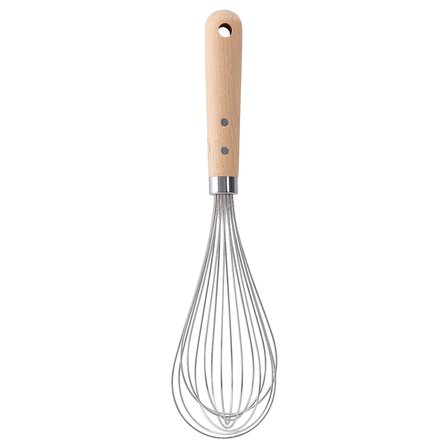VARDAGEN paslanmaz çelik-kayın 30 cm çırpıcı