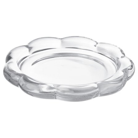 BLADFAGEL saydam cam 11 cm mum tabağı