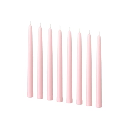 KLOKHET açık pembe 5.5 saat şamdan mumu
