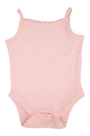 Kız Bebek %100 Pamuk Pembe Desenli 5'li Bodysuit/zıbın