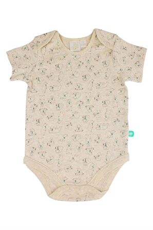 Erkek Bebek Bear Hunt %100 Pamuk 3'lü Bodysuit / Zıbın