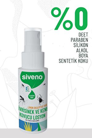Siveno Sivrisinek Ve Kene Kovucu Sprey Krem 50 ml & Siveno %100 Doğal Super Stick 6 G Set