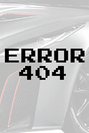 Error 404 Hata Kodu  Vinil Kesim Araç Sticker Siyah 12X5