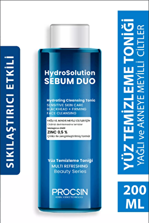 Yüz Temizleme tonik Hydrosolution sebum duo 200ml