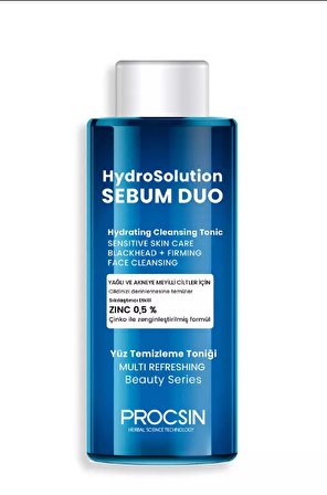 Yüz Temizleme tonik Hydrosolution sebum duo 200ml