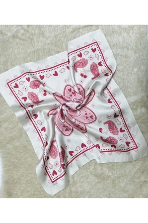Sevgililer Günü Özel Love Fular Toka Bandana Hediye Seti