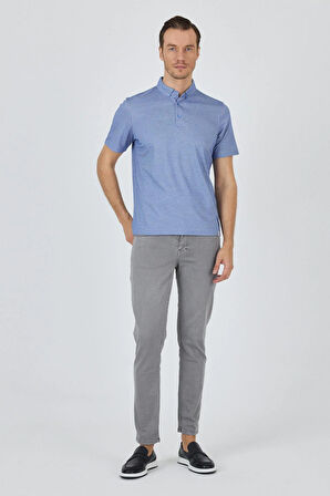 Saks Kısa Kol Düz Suprem Polo Yaka Cepsiz Pamuklu Casual Slim Fit Tişört 1011250160_602