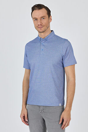 Saks Kısa Kol Düz Suprem Polo Yaka Cepsiz Pamuklu Casual Slim Fit Tişört 1011250160_602