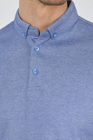 Saks Kısa Kol Düz Suprem Polo Yaka Cepsiz Pamuklu Casual Slim Fit Tişört 1011250160_602