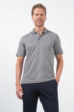 Vizon Polo Yaka Kısa Kol Cepli Comfort Fit Pamuklu Tişört 1011260157