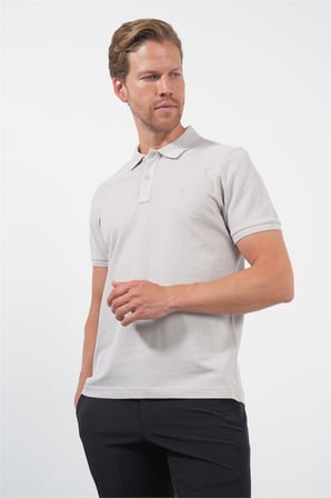 Taş Polo Yaka Pike Kısa Kol Slim Fit Pamuklu Tişört 1011260170