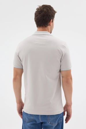 Taş Polo Yaka Pike Kısa Kol Slim Fit %100 Pamuk Tişört 1011260171