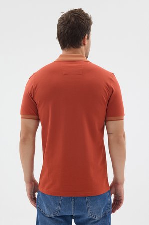 Tarçın Polo Yaka Pike Kısa Kol Slim Fit %100 Pamuk Tişört 1011260171